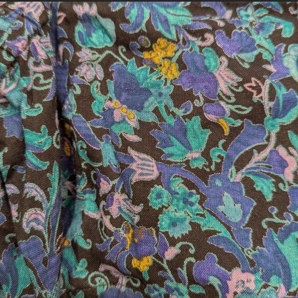 90s Deadstock Express Compagnie International Floral Maxi Skirt - Picture 6 of 6